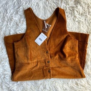 NWT Free People Corduroy Dress